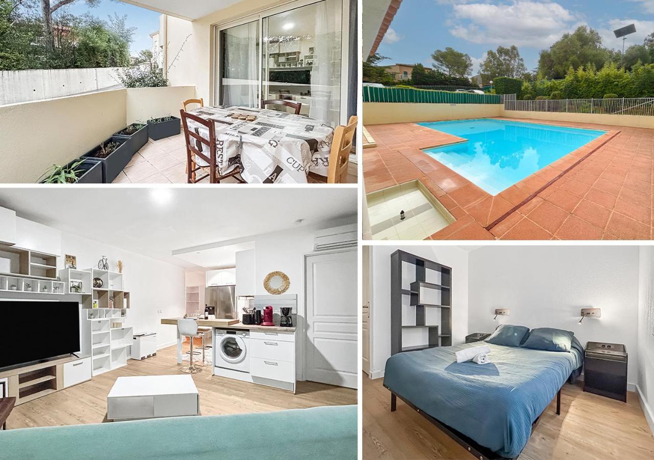 Appartement Balcon, Parking, Piscine Et Clim' A 2 Pas Du Port Santa Lucia à Saint-Raphaël Extérieur photo